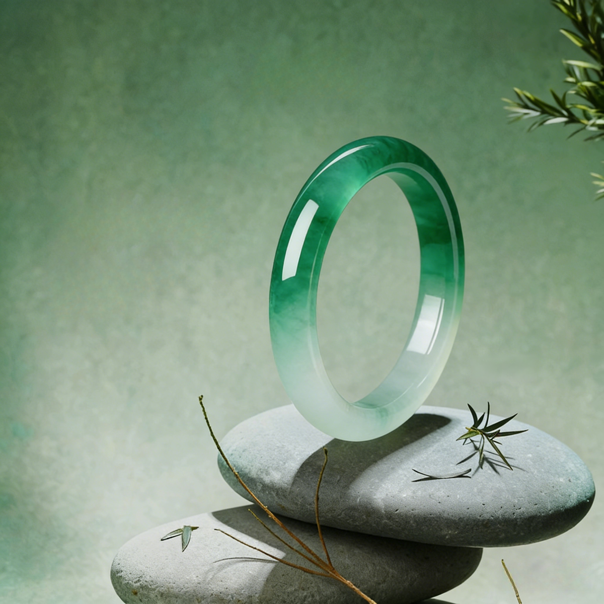 Icy Jade Elegance, Naturally Refined