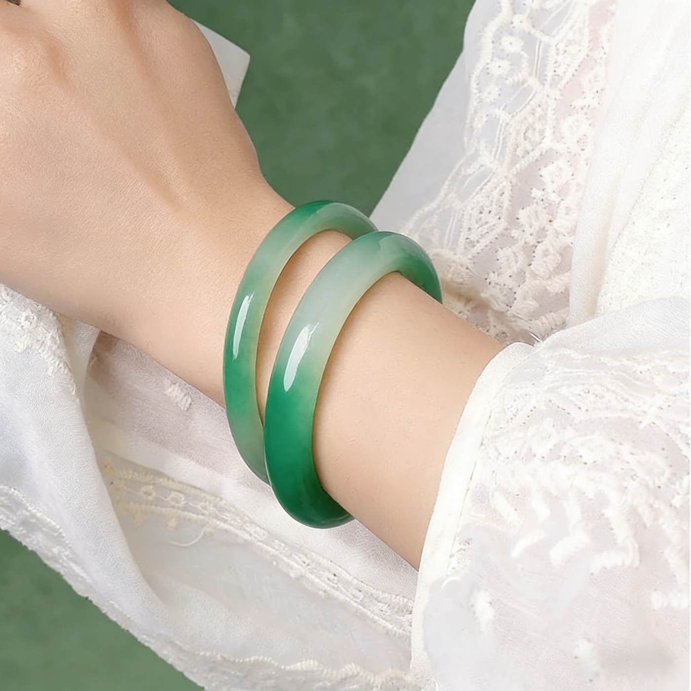 Icy Jade Elegance, Naturally Refined